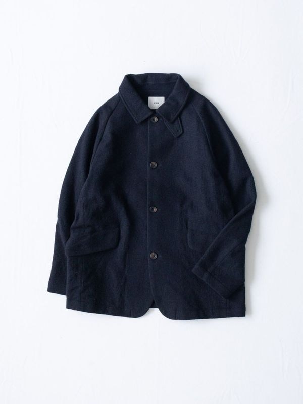 2/48ウール綾織 ラグランカバーオールジャケット R27605 RINEN