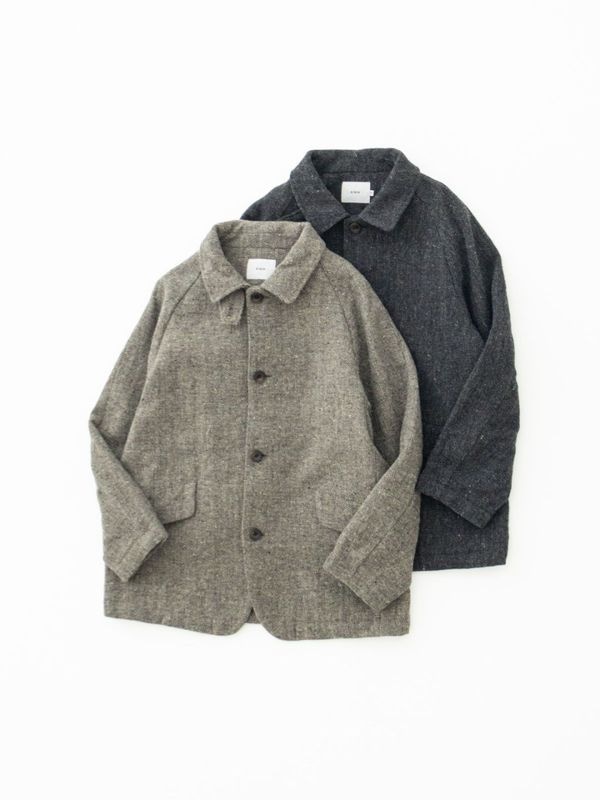1/6ツィードヘリンボーン ラグランカバーオールジャケット R27607 RINEN