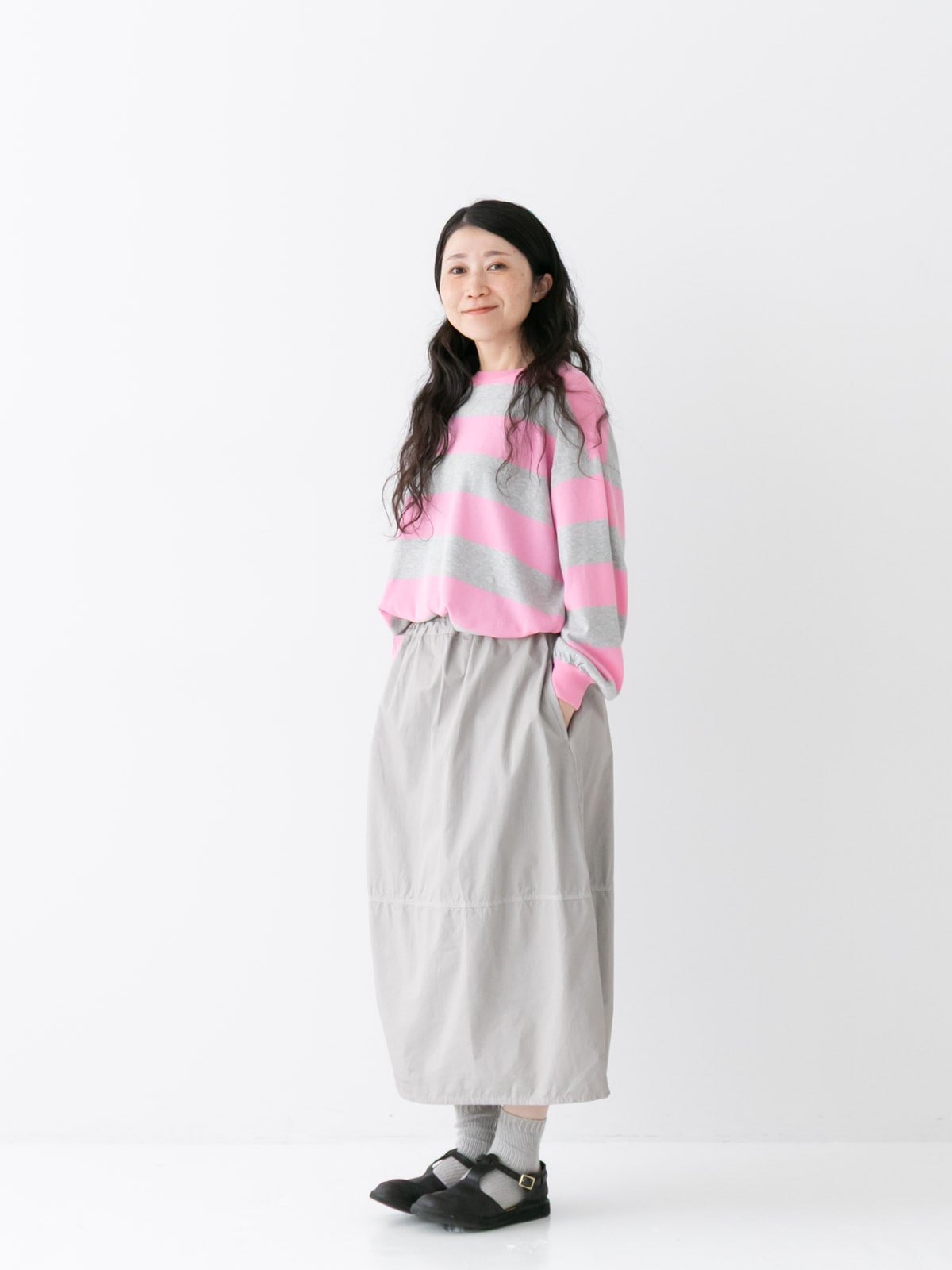 40/1綾ダンプ コクーンスカート P71632 prit | prit,ボトム | TRIP