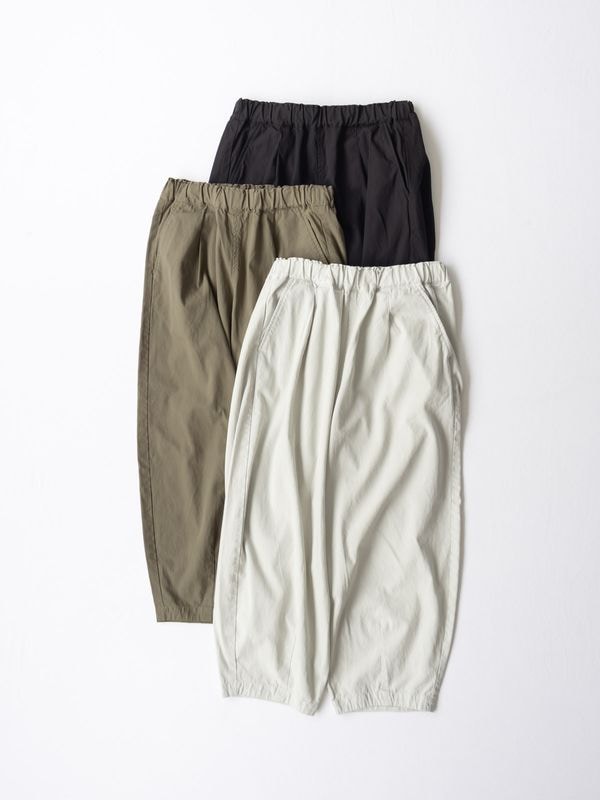 60/2強撚ギャバ オーバルパンツ R49613 RINEN