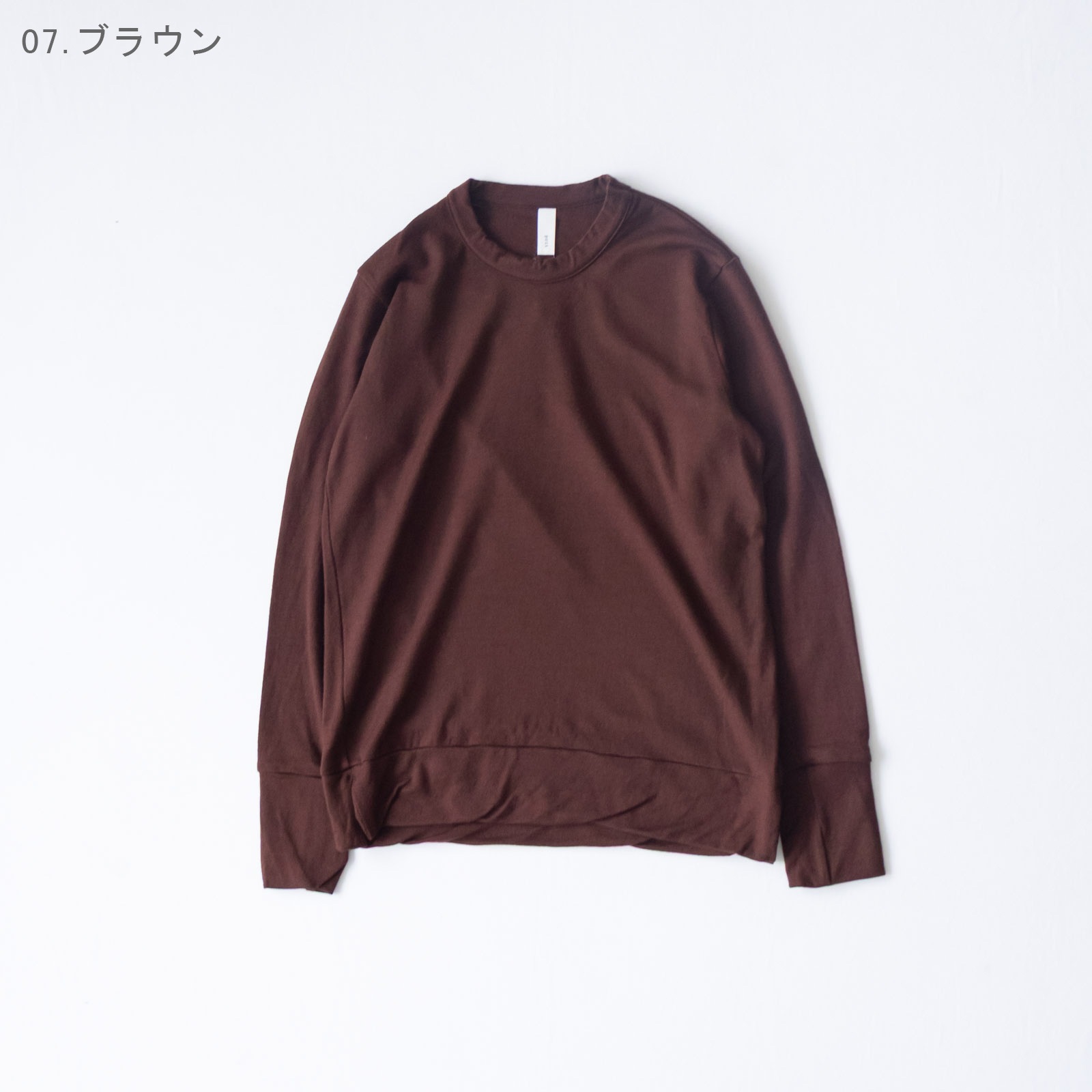 2/48ミルドウォッシャブル天竺 クルーネック P90636 prit | prit