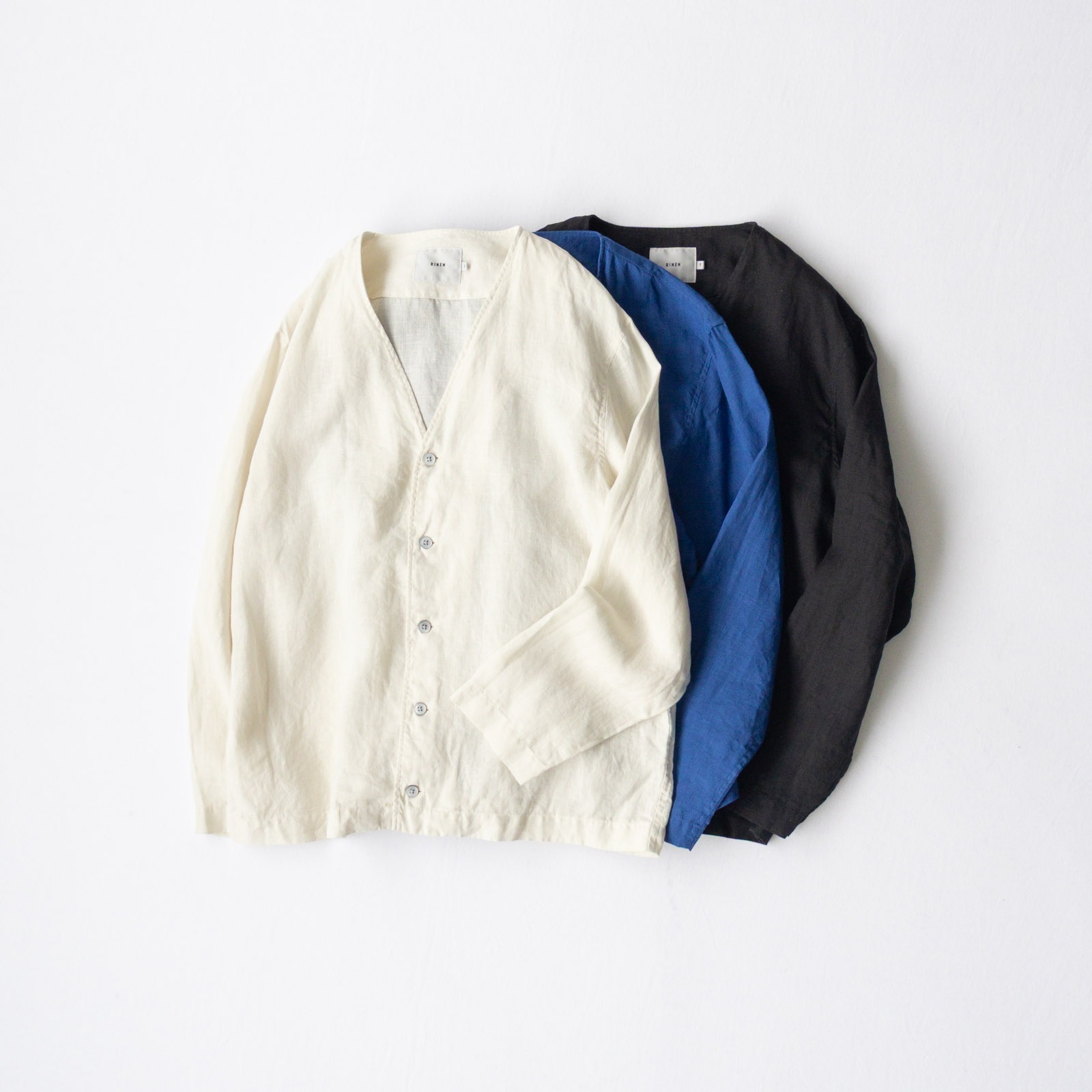 60/1リネンローン カーディガン R39612 RINEN | RINEN women,シャツ | TRIP