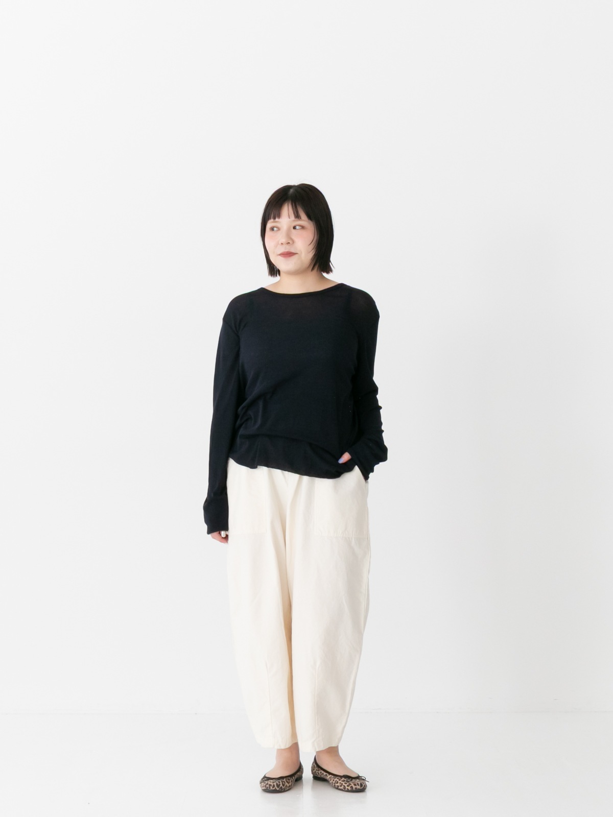 80/1シアーハイツイストフライス クルーネック P92612 prit | prit