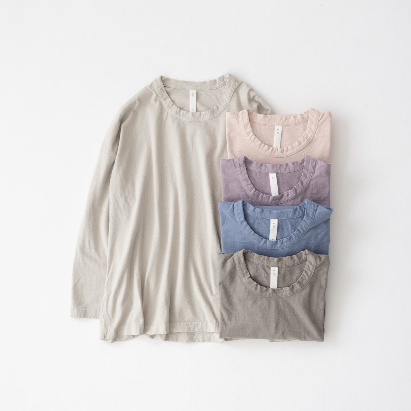 30/1リサイクルムラ糸天竺 フレアプルオーバー P90663 prit | prit