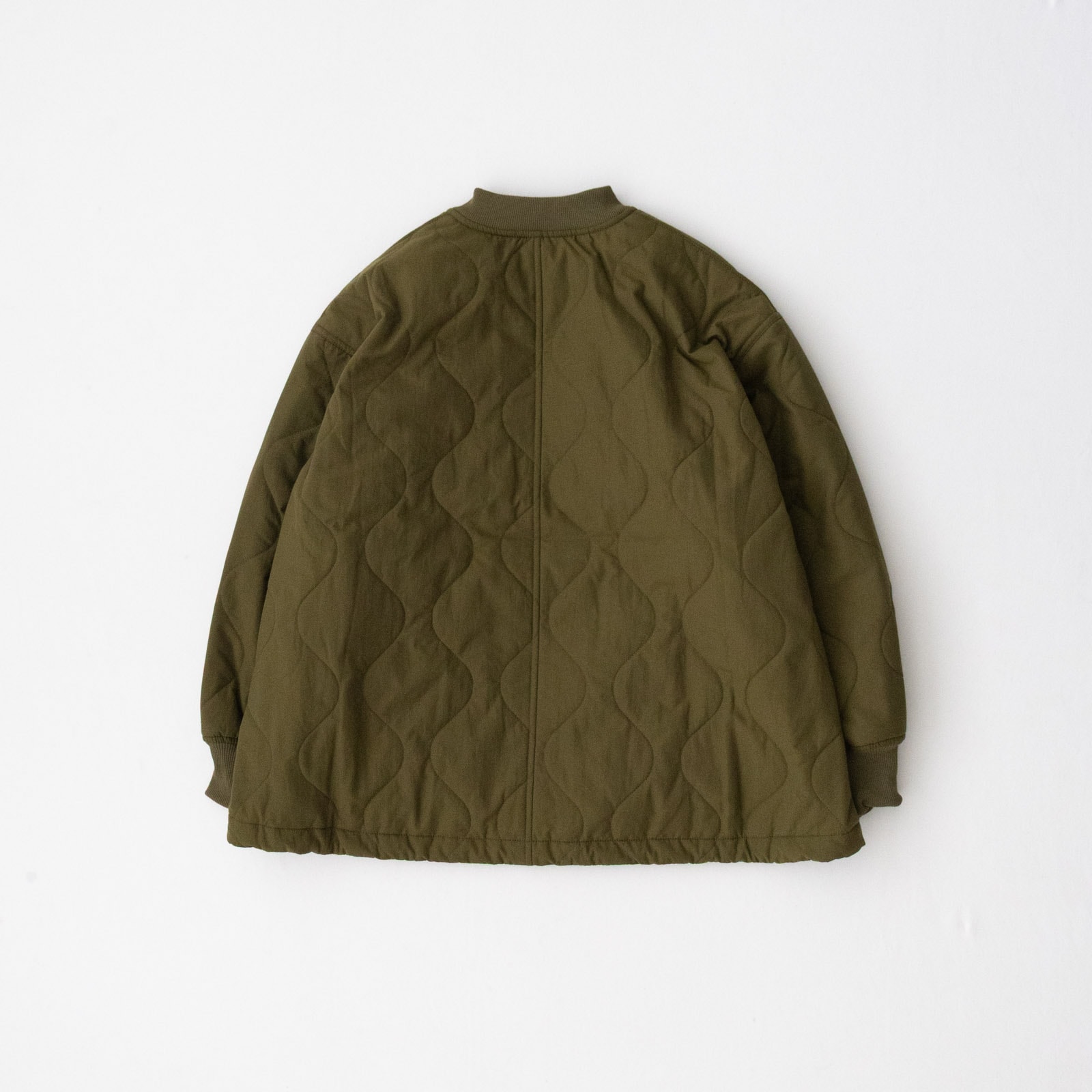 ナイロンタッサーオニオンキルト ZIPショートブルゾン P60602 prit