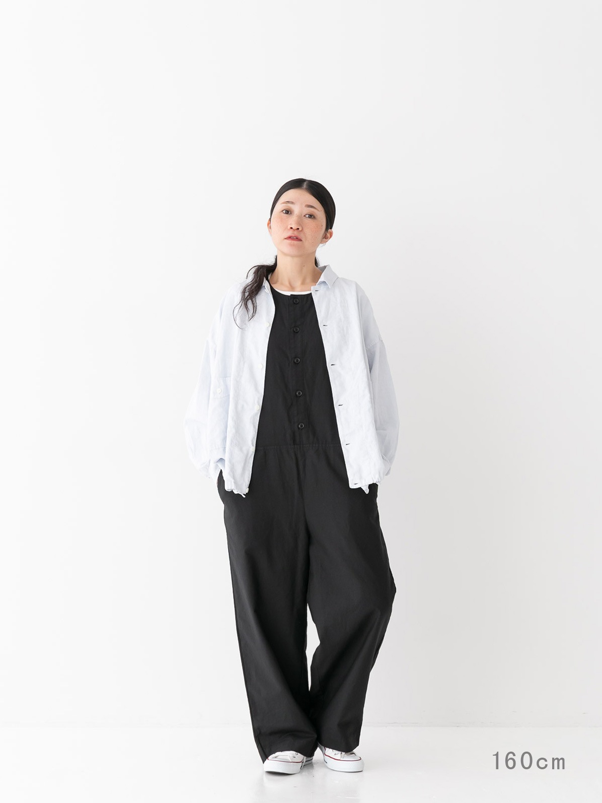 コットンリネンライトバックサテン オールインワン P71603 prit | prit