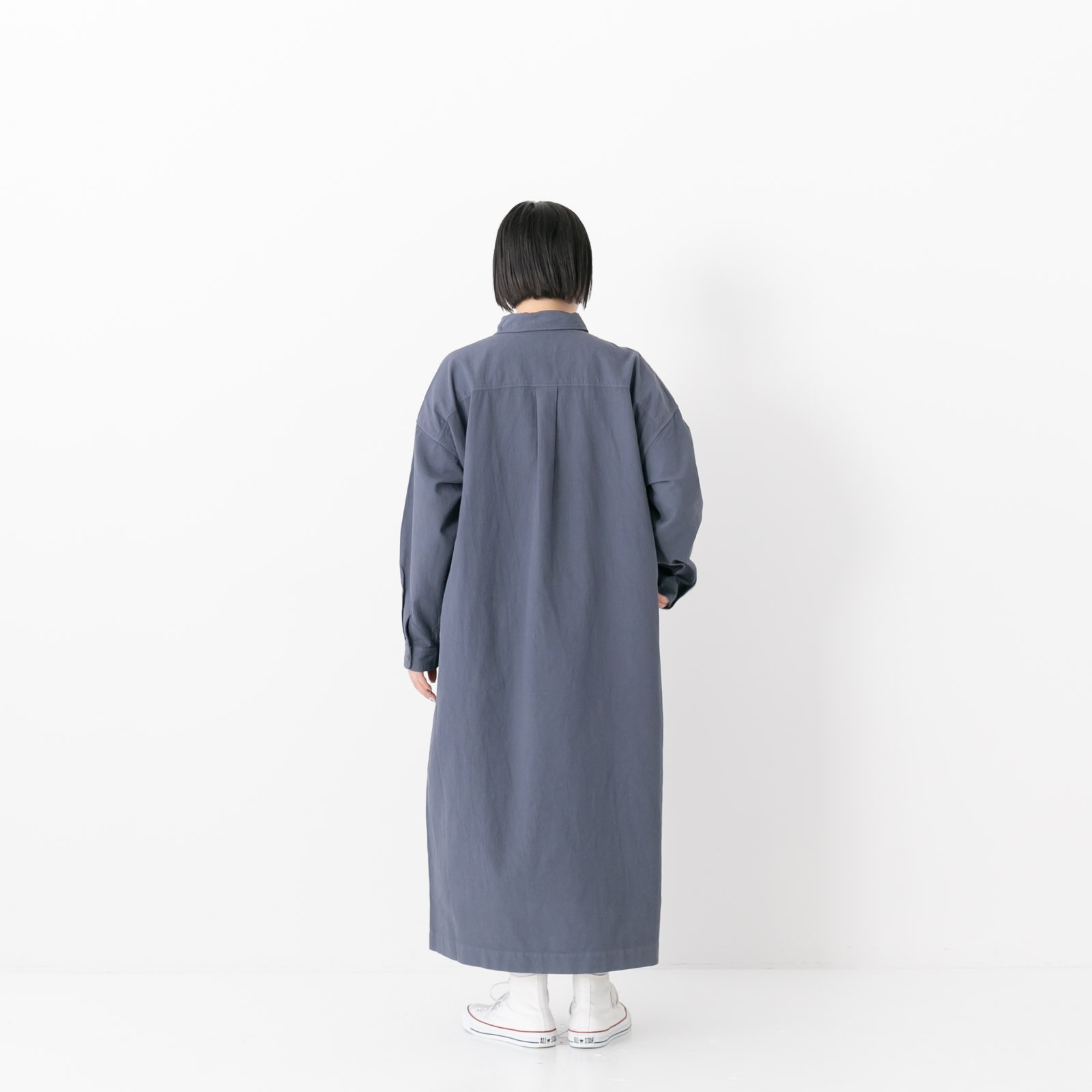 30％オフ】60/1アンカットコール近江晒加工 レギュラーカラービッグ