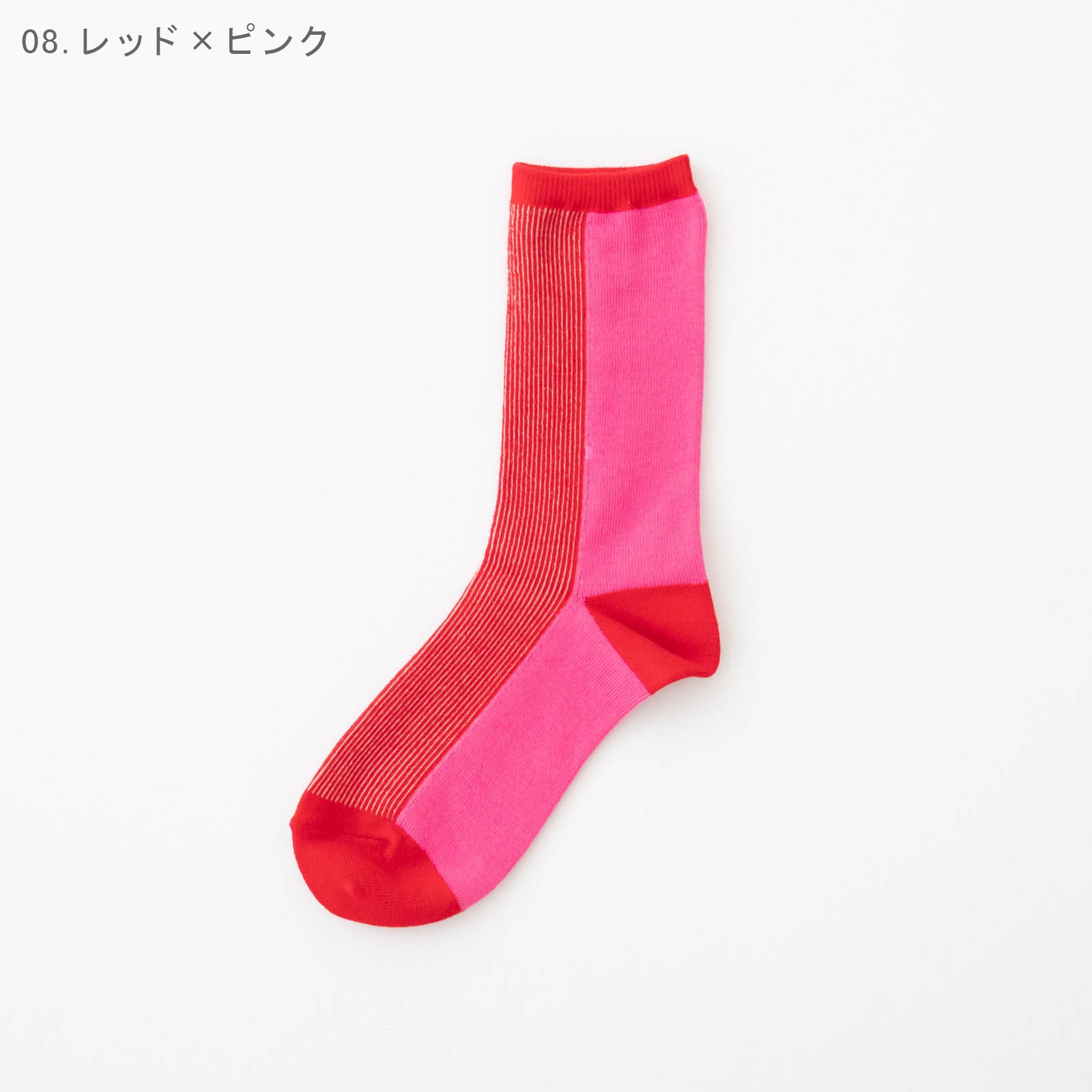 バイカラーストライプソックス P00662 prit | prit,グッズ | TRIP