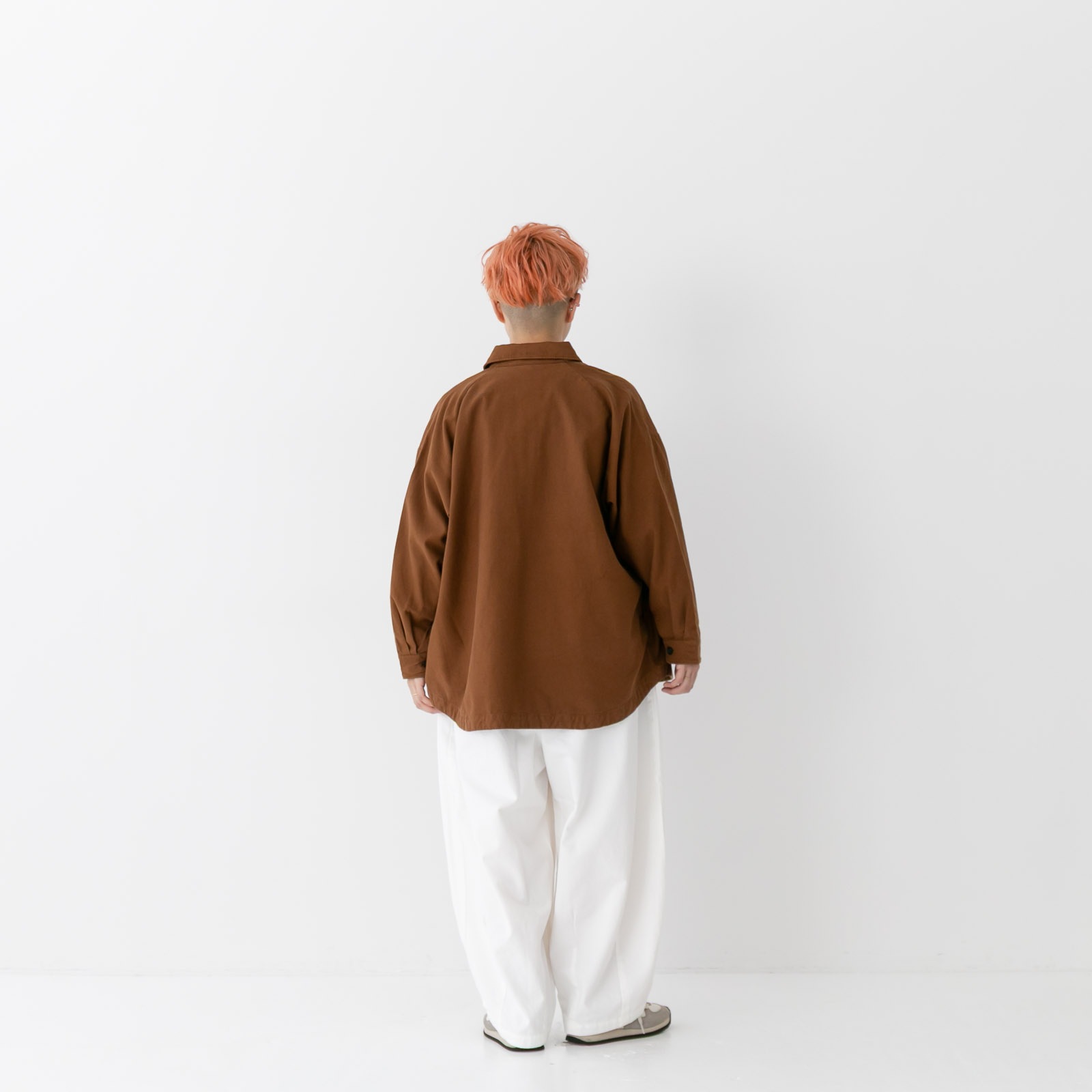 30％オフ】バックサテン レギュラーカラービッグシャツ P80635 prit