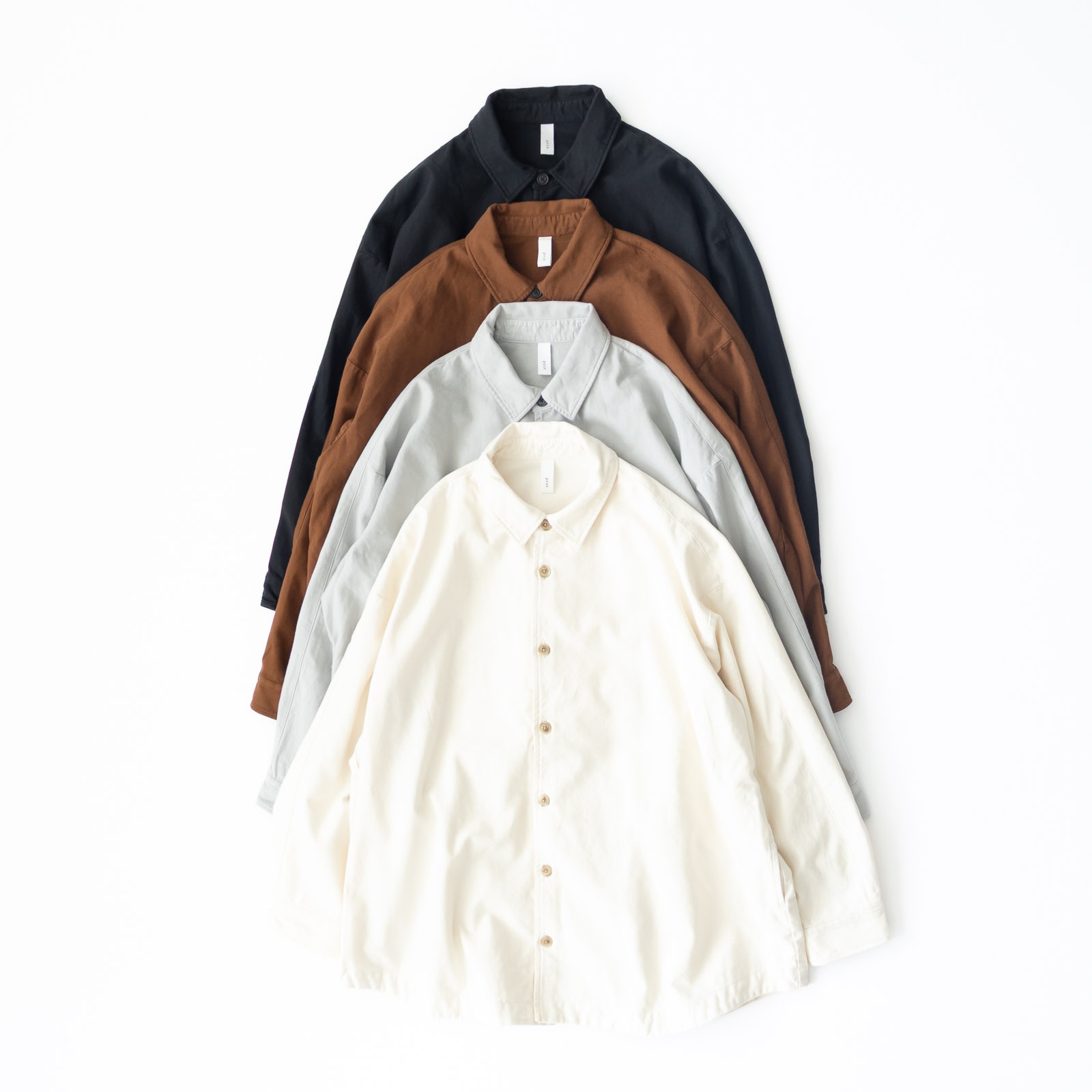 30％オフ】バックサテン レギュラーカラービッグシャツ P80635 prit