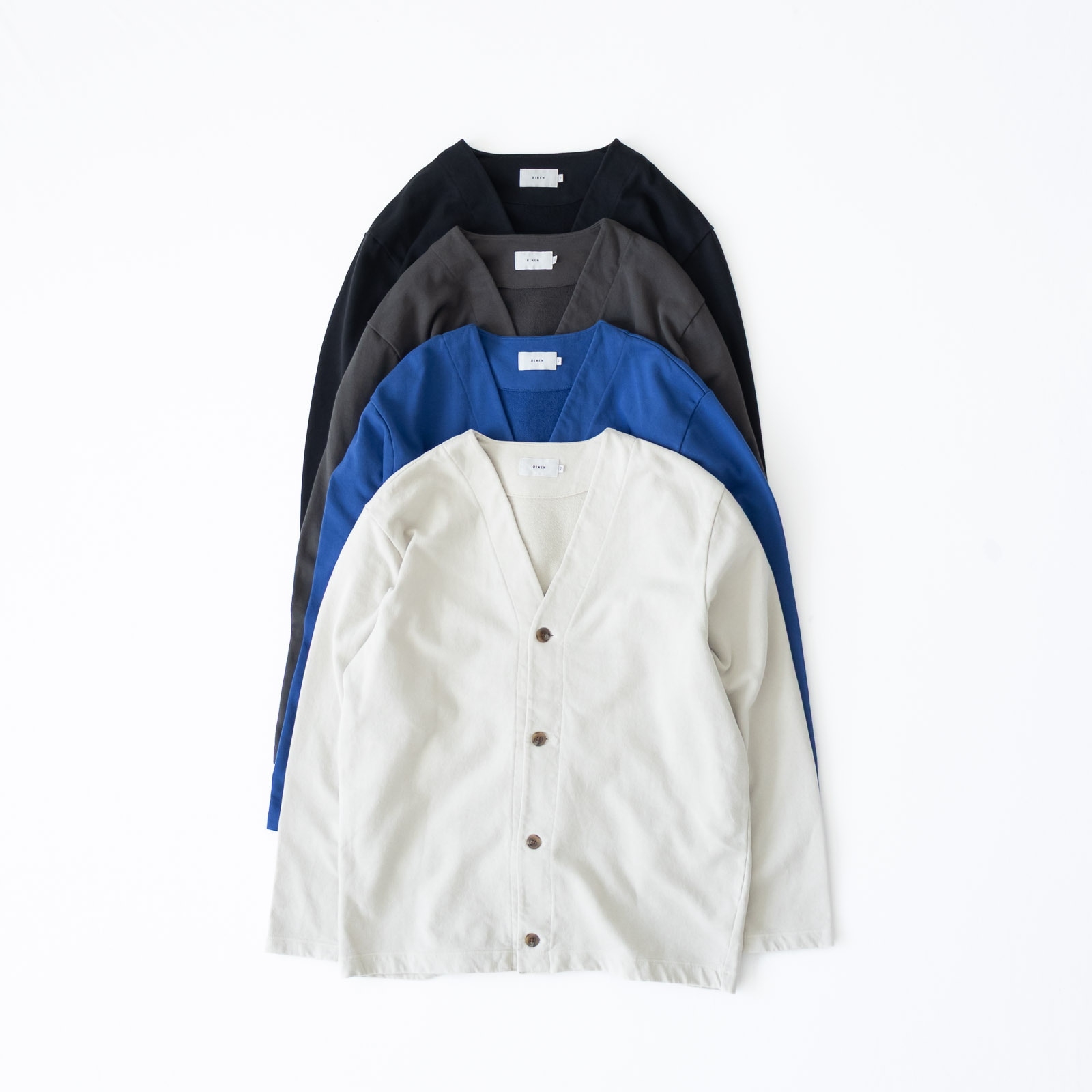20/1オーガニック裏毛 カーディガン R17602 RINEN | RINEN women