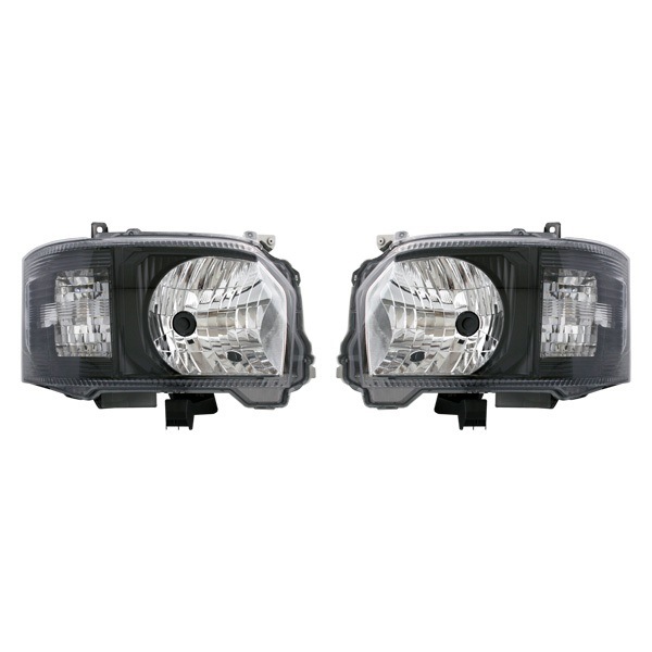 ハイエース 200系 ４型５型 6型 7型 ヘッドライト インナーブラック 爆買い，本物保証 レンズ美品!! トヨタ純正 200系 ハイエース 4型 5