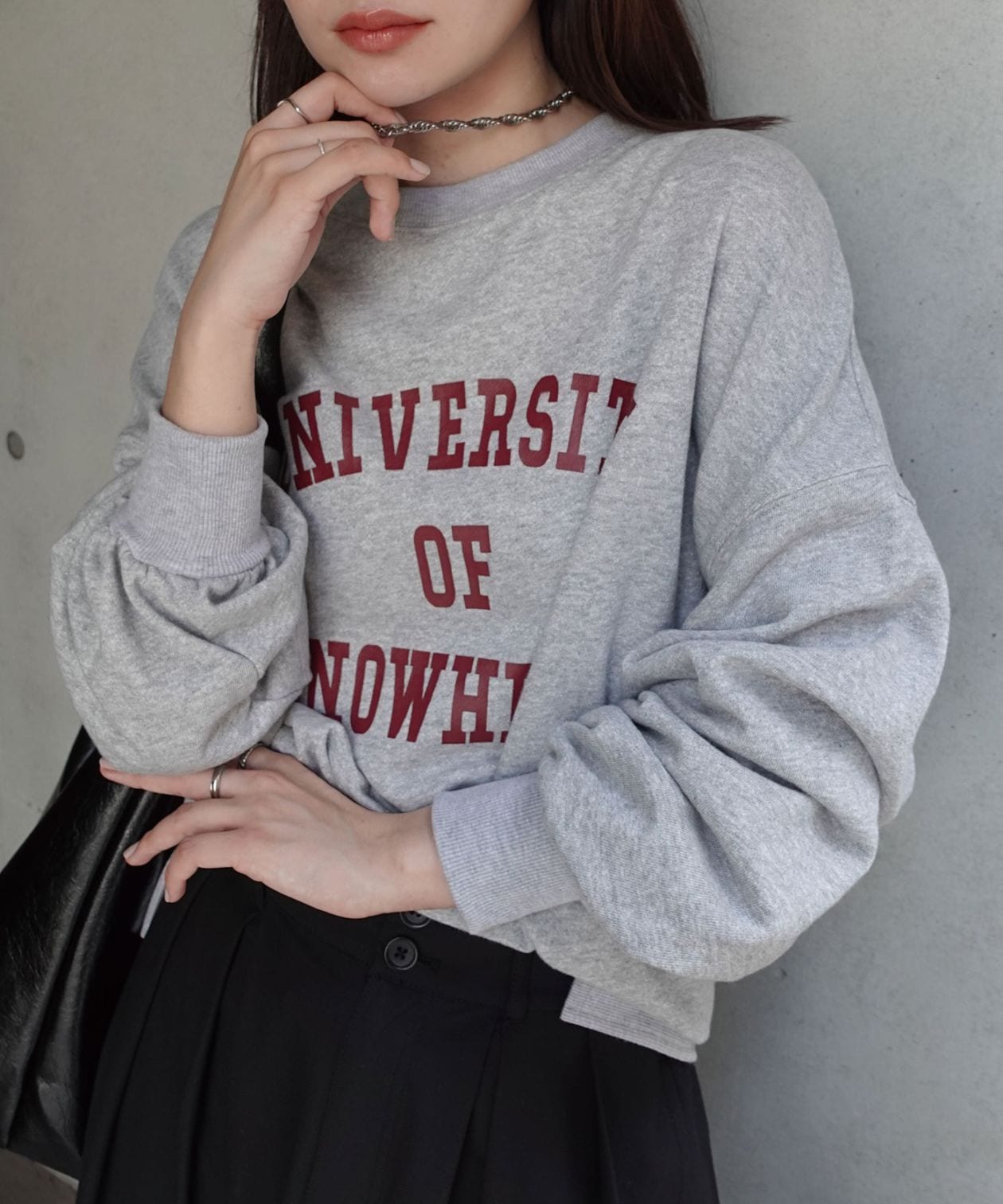 【美品】 ジャーナルスタンダード 製品染めカレッジスリットスウェット CORNERS トレーナー スウェット サイドスリットビッグカレッジ