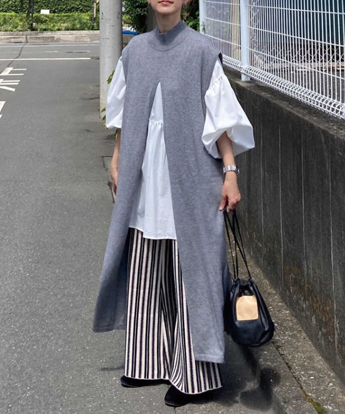 CORNERS by KR】 2wayハイネックスリットニットワンピ | ONE PIECE