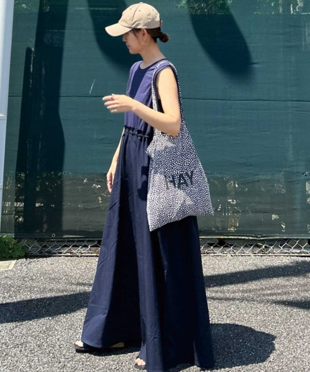 ショルダータックノースリドッキングワンピース【CORNERS by KR