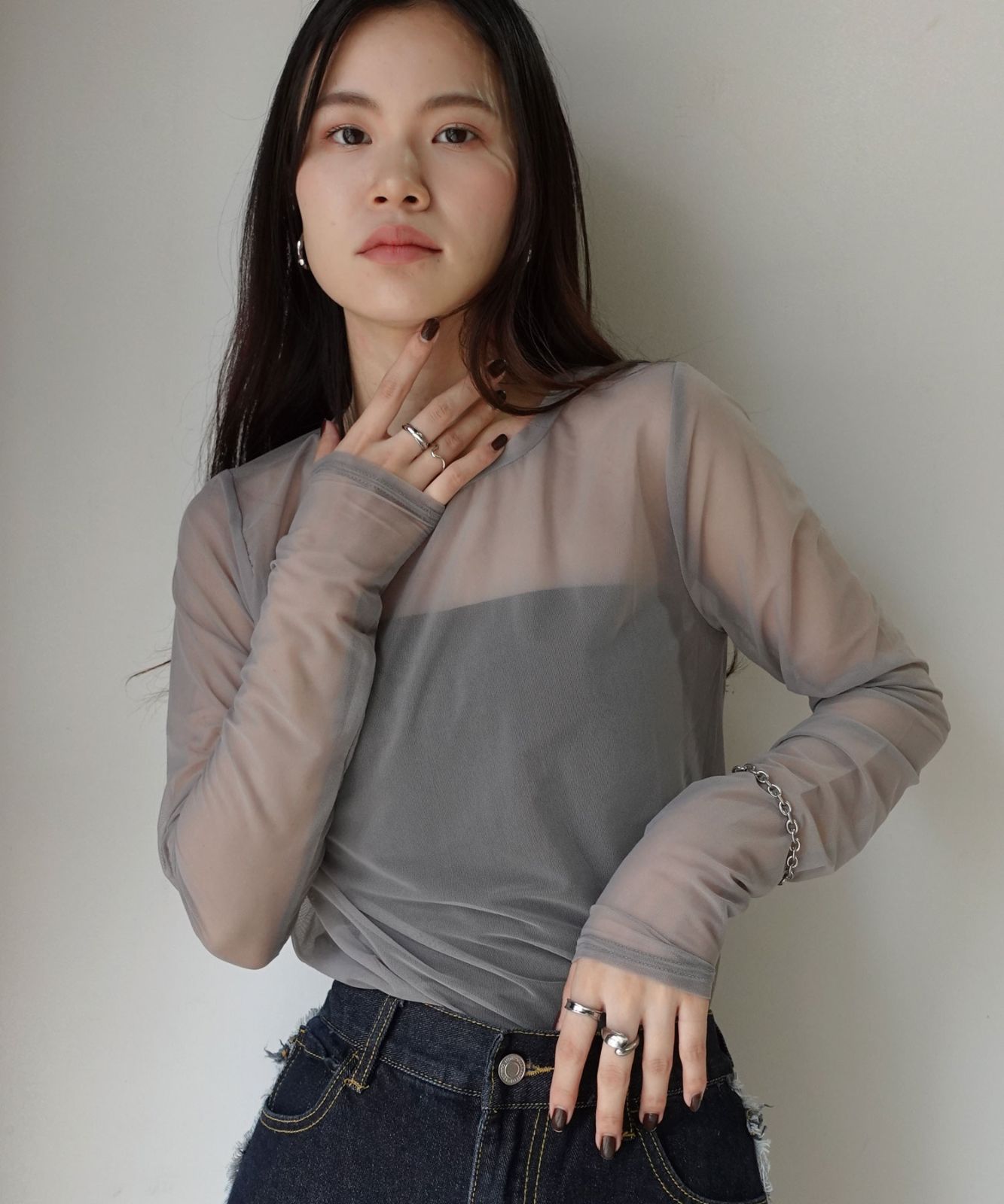 パワーメッシュロンT | TOPS | LOWY BY CORNERS