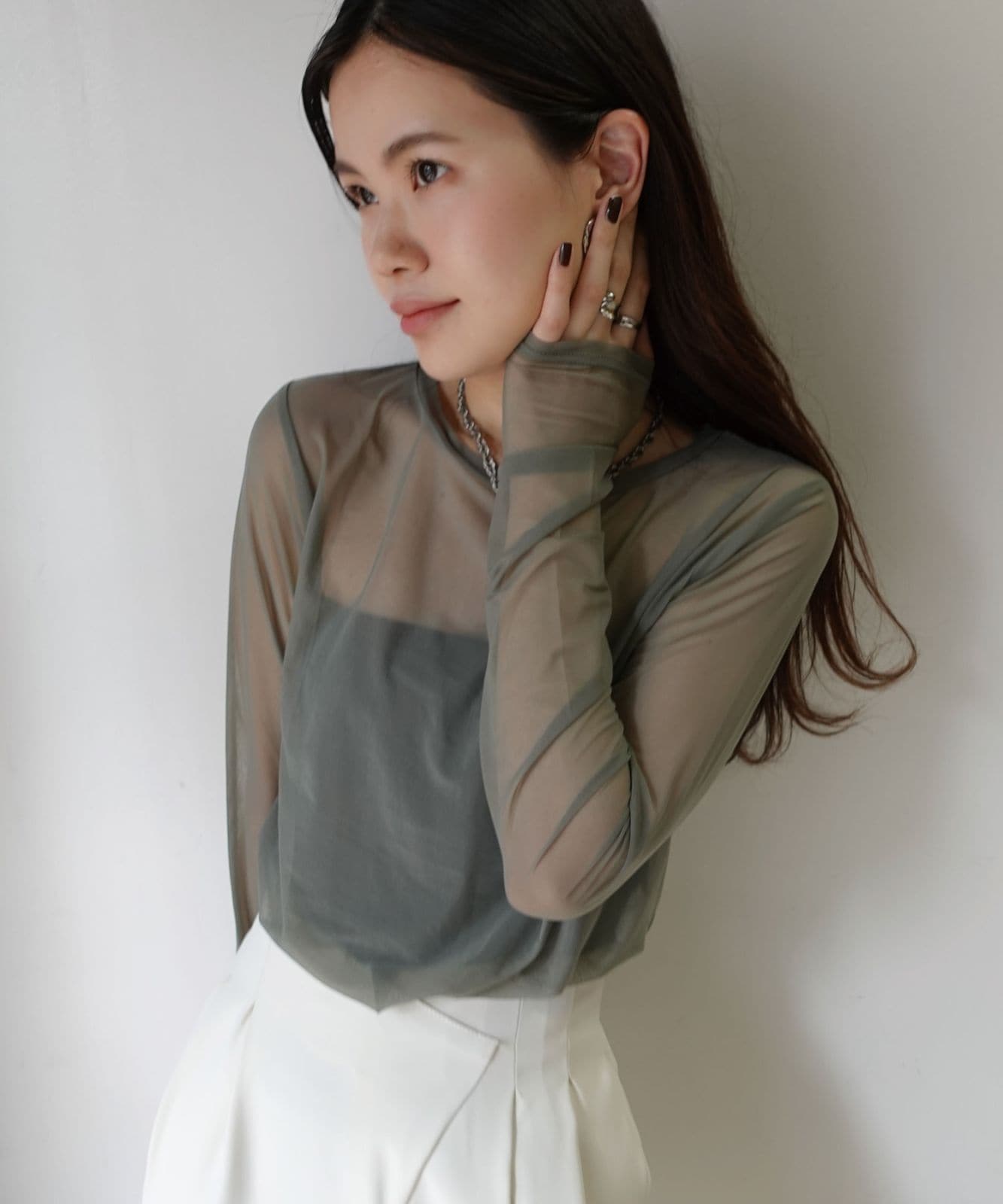 パワーメッシュロンT | TOPS | LOWY BY CORNERS