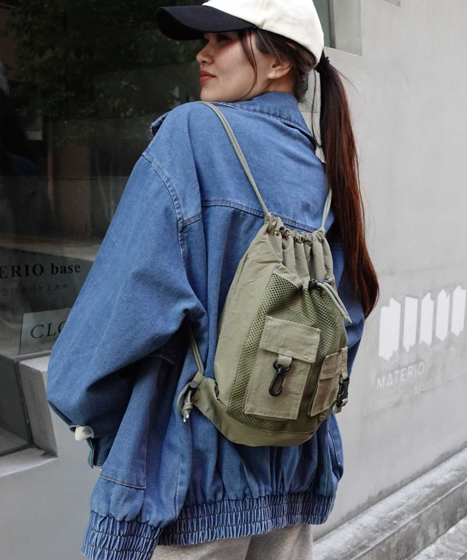 ナイロンメッシュポケットナップサック | BAG | LOWY BY CORNERS