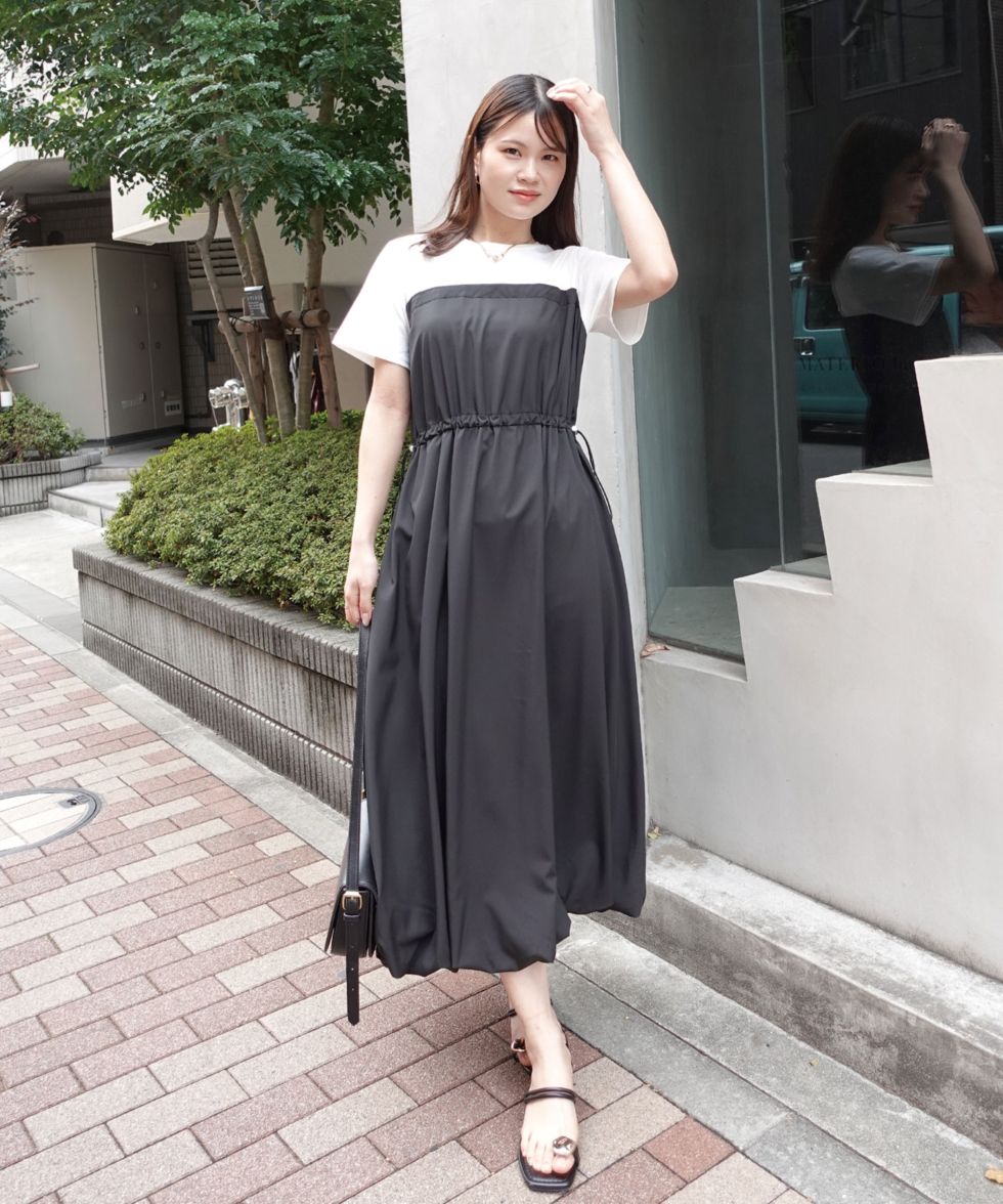 半袖ドッキングバルーンワンピース | すべての商品 | LOWY BY CORNERS