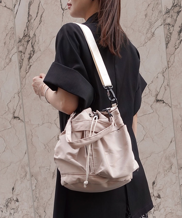 2wayドローストリングナイロンバッグ | すべての商品 | LOWY BY