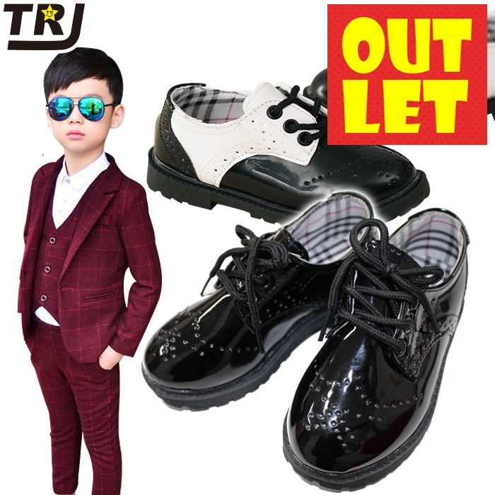 訳あり Outlet アウトレット フォーマル シューズ 男の子 靴 子供靴 キッズシューズ 男の子 靴 エナメル 黒色 白色 15cm 16cm 17cm 18cm 卒園式 入園式 発表会 卒業式 入学式 入園式