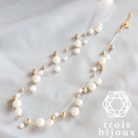 Urban Outfitters☆ パール風ビジュー・5連レイヤー・ネックレス trois bijoux(トロワビジュー)公式サイト【アクセサリー通販