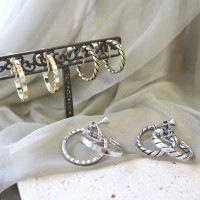 イヤリング ロープパターンフープアソート| Earrings  -イヤリング-