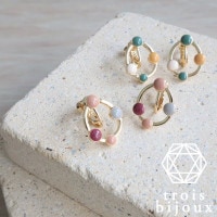 イヤリング サークル4ポイントエポ| Earrings  -イヤリング-