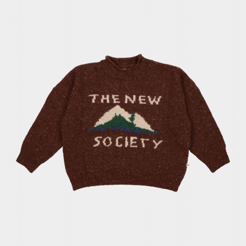 the new society 2024AW ニット 10,12,14Y