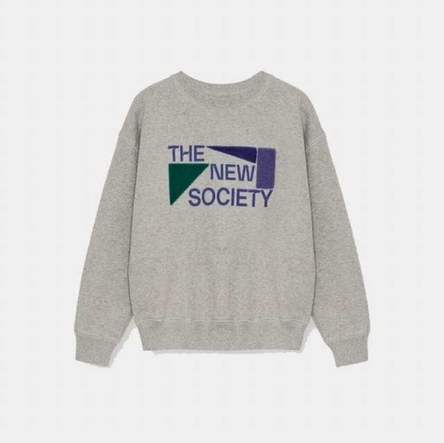the new society 2025AW スウェット 10,12,14,16Y