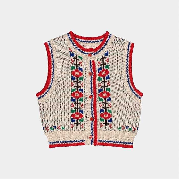 hello Simone 2026AW ニットベスト 3Y～8Y