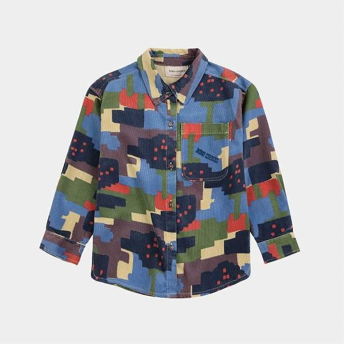 BOBO CHOSES 2026AW コーデュロイシャツ 4-5Y, 6-7Y, 8-9Y