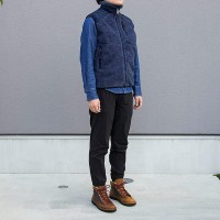 ティラムーク フリースベスト （ブルーグレー）
