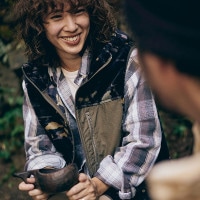 ファイヤープルーフ マイヤー焚き火ベスト (ブラックカモ)