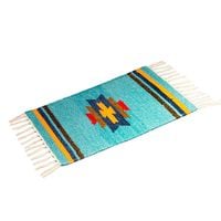 ユマウールラグ L (A-TURQUOISE)