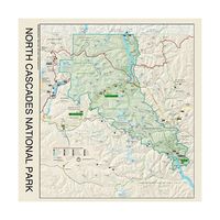 バンダナ NORTH CASCADES N.P. MAP BAND (55×55cm) 138071