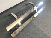 鏡面ステンレス 台型 サイドバンパー 1400mm ステー4本付き 左右セット