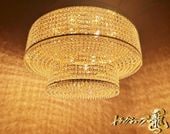 Φ40cm オーロラ シャンデリア 天吊り BA15S口金仕様 フルゴールド