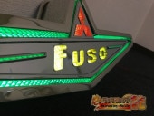 中型 バスマーク用部品 メッキ ふそうマーク 1枚 三菱ふそう バス