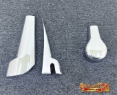 ステンレス フロント オーバーフェンダー パネル 左右セット 鱗