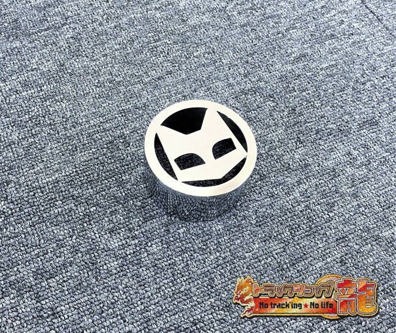 鏡面ステンレス 芳香剤カバー 1個 マーシャル風 ネコ柄/猫柄 エアースペンサー用 S0221S