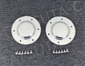 メッキ フロント ハブキャップ 低床 4個セット 日産UD クオン U0475D