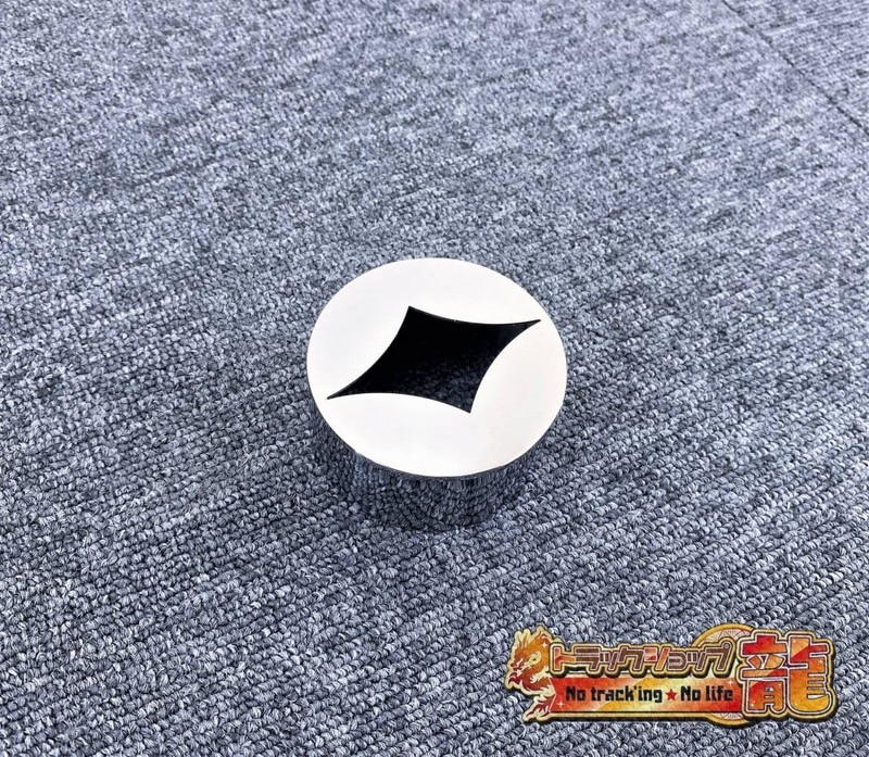 鏡面ステンレス 芳香剤カバー 1個 菱抜き エアースペンサー用 S0223S