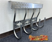 ステンレス 泥除けウエイト 1枚 幅860mm 鱗柄 裏板付き 折返し