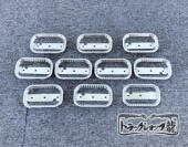 メッキ角マーカーリング 22個セット メッキ 角マーカーリング 10個セット 金メッキ かまぼこマーカー