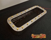 アルナ(大) アンドン用 石目ガラス仕様 背面銀色仕様 アクリル板 1枚