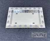 ステンレス 大型 ナンバー枠 鏡面 奥行10cm 汎用 ナンバーフレーム