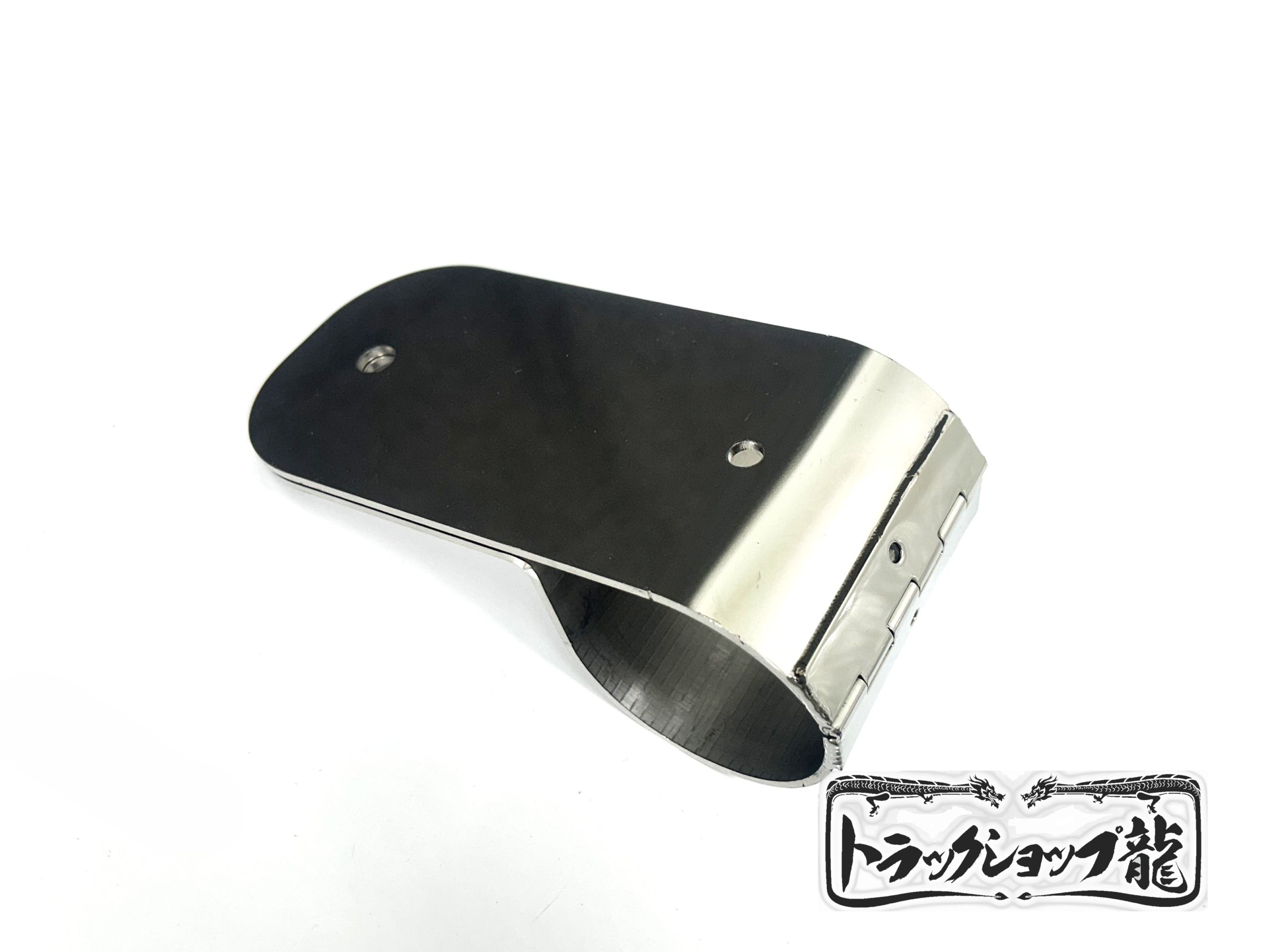 ステンレス パイプバンパー用 フォグランプステー 1個 Φ61mm 丸パイプ用 ロングタイプ 丸形 フォグランプ ブラケット T0085S