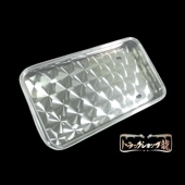 新品！奥行5㎝ ウロコ ナンバー枠 大型用 角R仕様 鱗柄