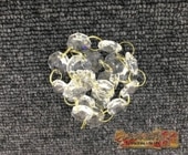 新品キラキラシャンデリア補修ビーズ透明クリア14㎜ 400個デコトラC0745D キラキラ シャンデリア 補修ビーズ 透明 クリア 14mm クリスタルガラス